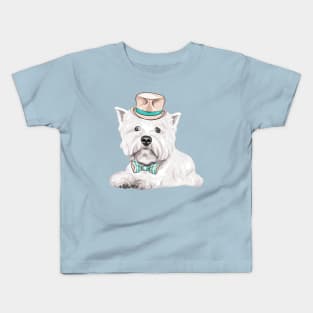 dog West Highland White Terrier Kids T-Shirt